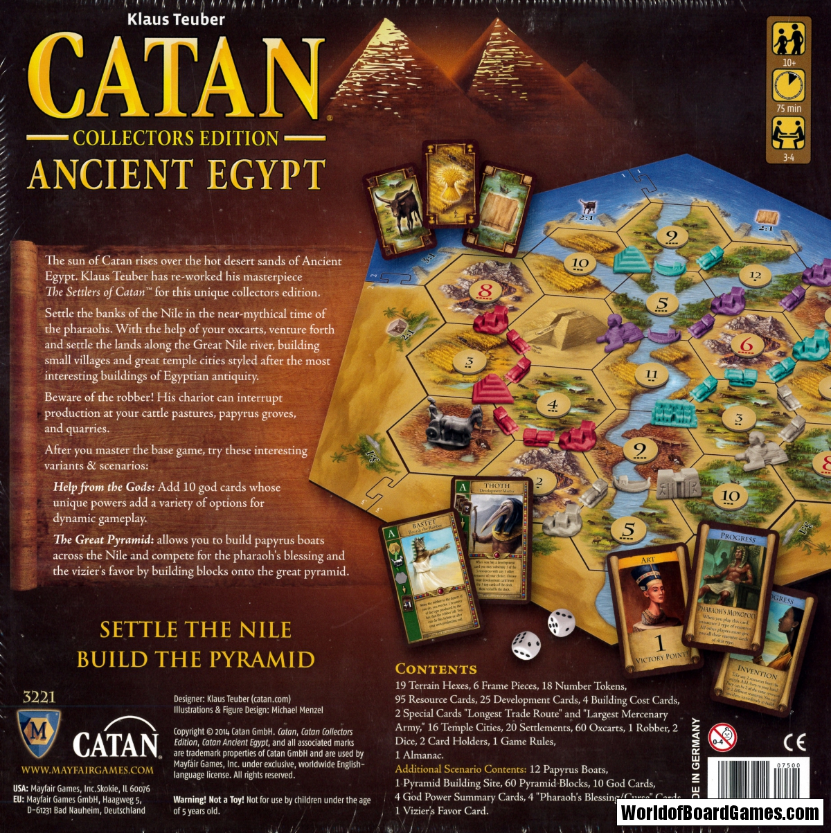 Catan - Ancient Egypt - Collectors Addition - Out of fashion Print