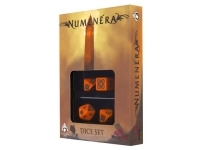 Dice Set - Numenera, Oreange and Black (4 st)