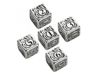 Dice Set - Steampunk, Metal - d6, 5 st