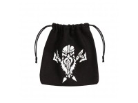 Dice Bag - Dwarven, Black & White