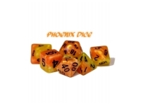 Halfsies Dice - Phoenix (Poly 7 set)