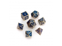 Greifenfels: Gold Series - Blue/Gold - Dice Set