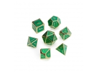 Greifenfels: Gold Series - Green/Gold - Dice Set