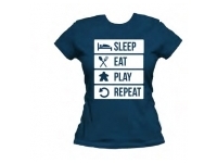 T-shirt: Mr. Meeple - To Do List (Navy) - Woman's X-Large