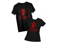 T-shirt: Mr. Meeple - Stranger Games (Black) - Woman's Large