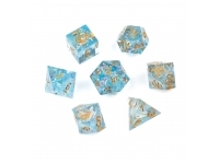 Greifenfels: Razor Series - Blue/Gold - Dice Set