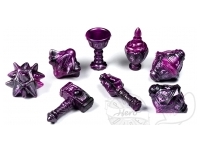 PolyHero: The Cleric - 8 Dice Set Vile Violet