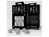 Space Dice Set - Apollo (Grey/Silver)