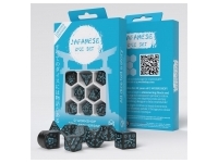 Japanese Dice Set - Q Workshop 20 Years (Black/Turquoise)