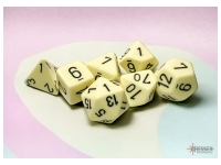 Opaque - Pastel Yellow/Black - Dice set