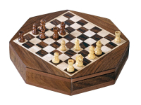 Schack/Chess: Reseversion, Oktagon, 13mm (Magnetisk)