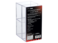 Ultra Pro: 2-Compartment Clear Card Box