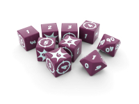 The Troubleshooters: Purple Dice Set (9)